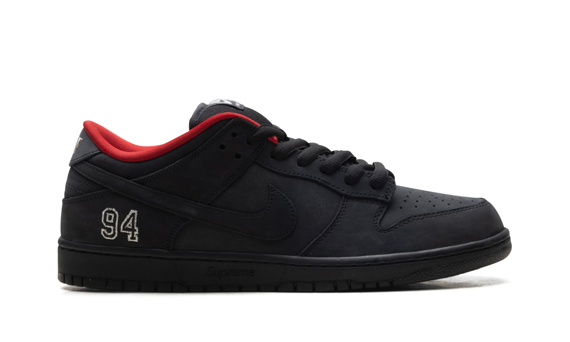 Nike SB Dunk Low "Supreme - Black" HQ8487 001