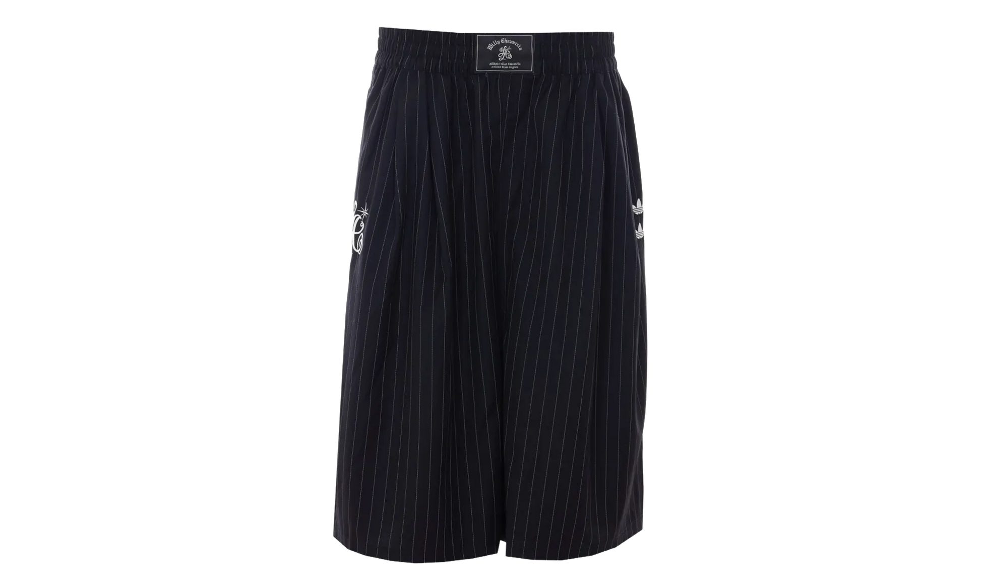 Adidas Adidas Pinstripe Shorts "Willy Chavarria - Black" KV2247
