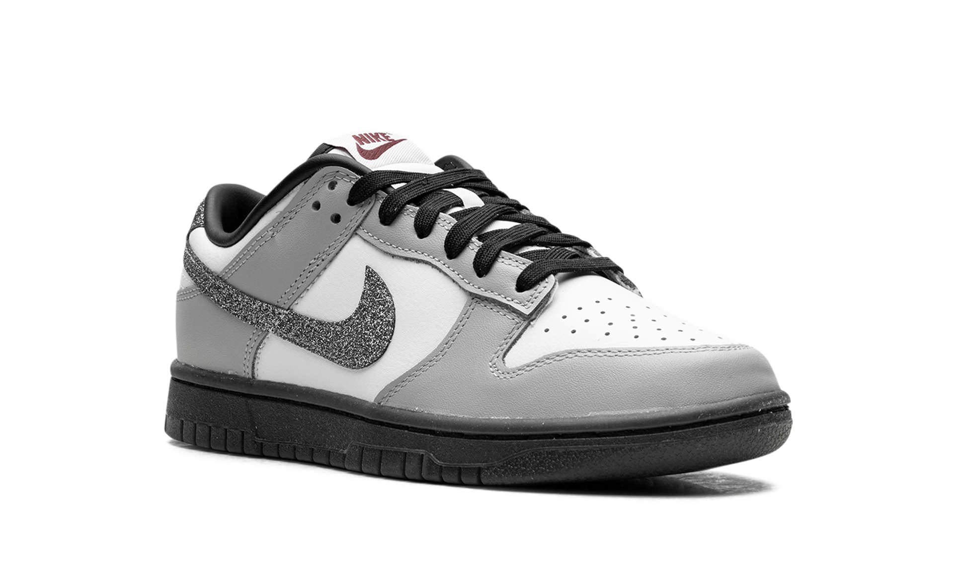 Nike Dunk Low LX WMNS "Glitter Swoosh White Light Smoke Grey" HQ3462 191