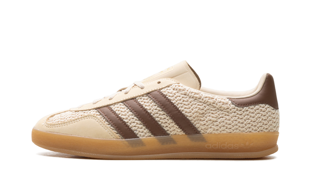 Adidas Adidas Gazelle Indoor "Cream/Brown Knit" JS1418