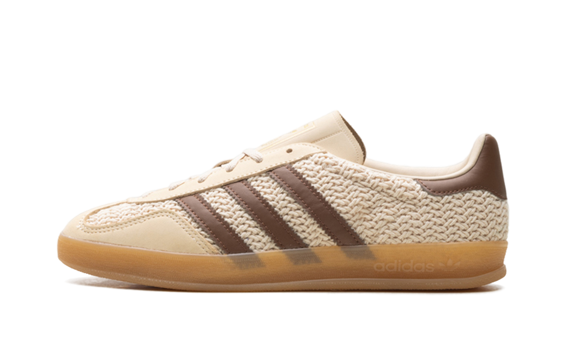 Adidas Adidas Gazelle Indoor "Cream/Brown Knit" JS1418