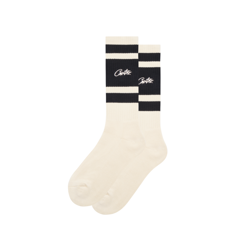 Corteiz RETRO SOCKS [CREAM] CRTZRTW
