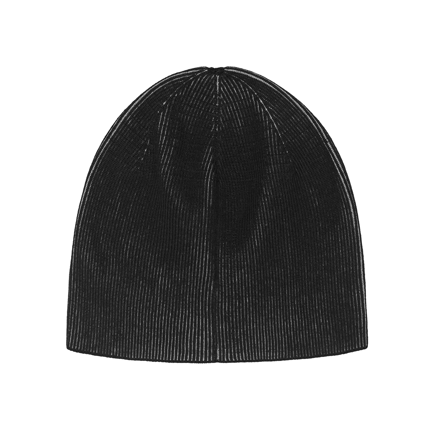 2 TONE RIBBED KNIT BEANIE [BLACK] CRTZRTW