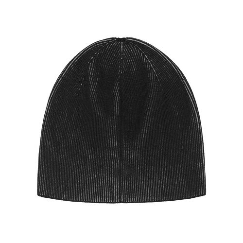 2 TONE RIBBED KNIT BEANIE [BLACK] CRTZRTW