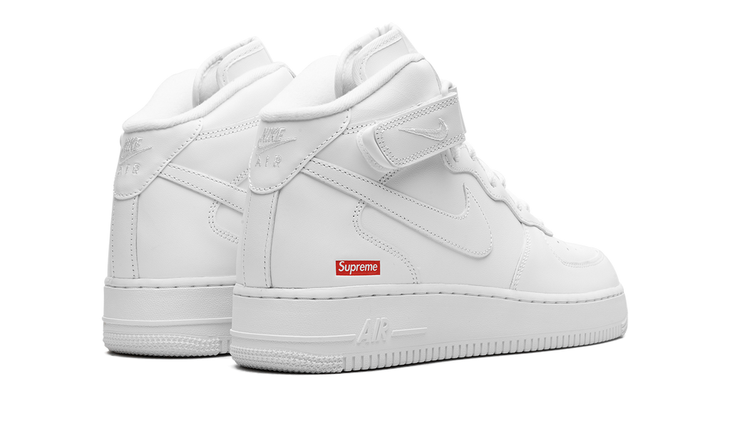 Nike Air Force 1 Mid "Supreme - Mini Box Logo White" FZ8784 100