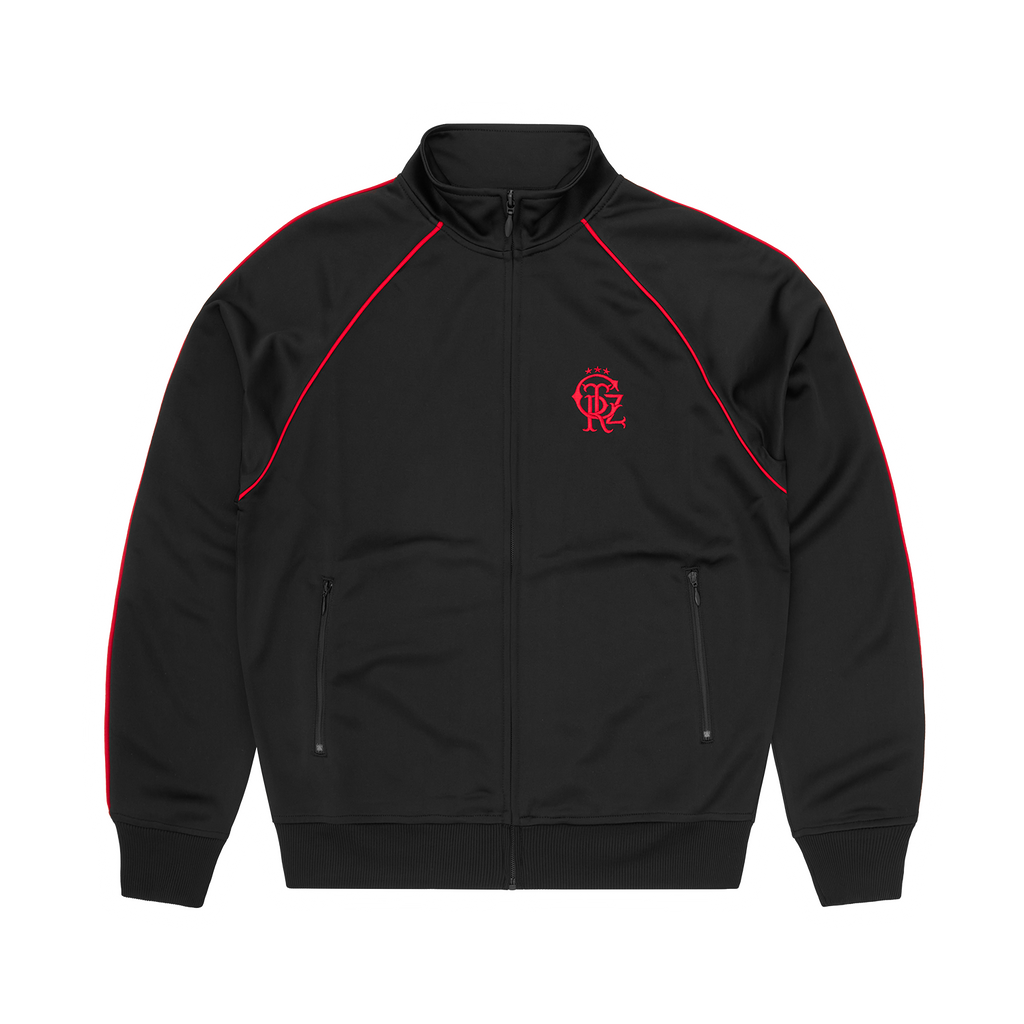 3 STAR CREST TRACK JACKET [BLACK] CRTZRTW