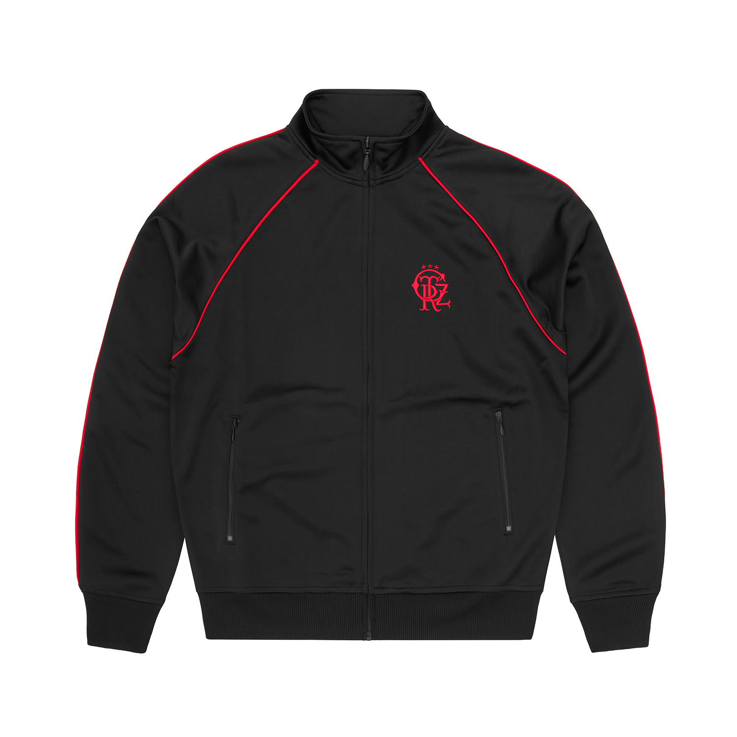 3 STAR CREST TRACK JACKET [BLACK] CRTZRTW