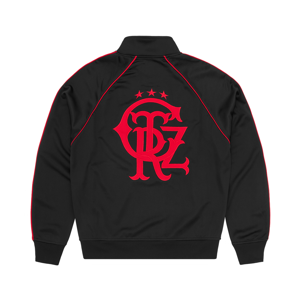 3 STAR CREST TRACK JACKET [BLACK] CRTZRTW