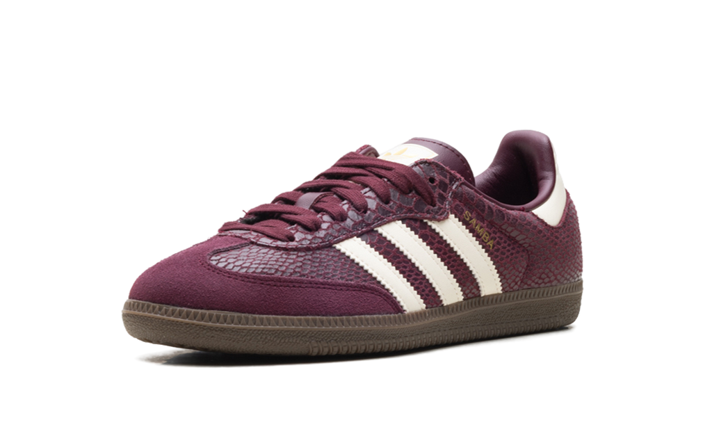 Adidas Adidas Samba OG WMNS "Snakeskin Maroon Cream White" IH3979