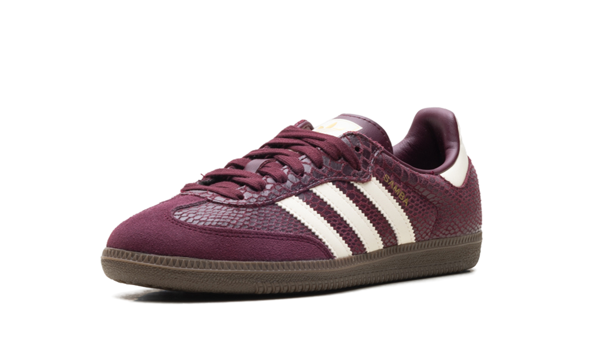 Adidas Adidas Samba OG WMNS "Snakeskin Maroon Cream White" IH3979