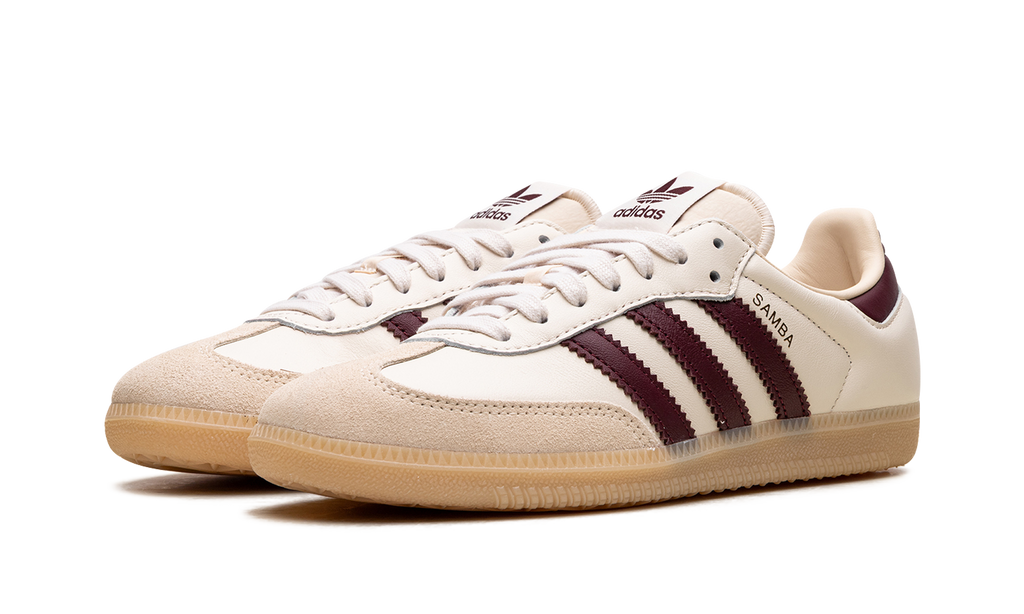 Adidas Adidas Samba OG "Cream White / Burgundy" JS3830