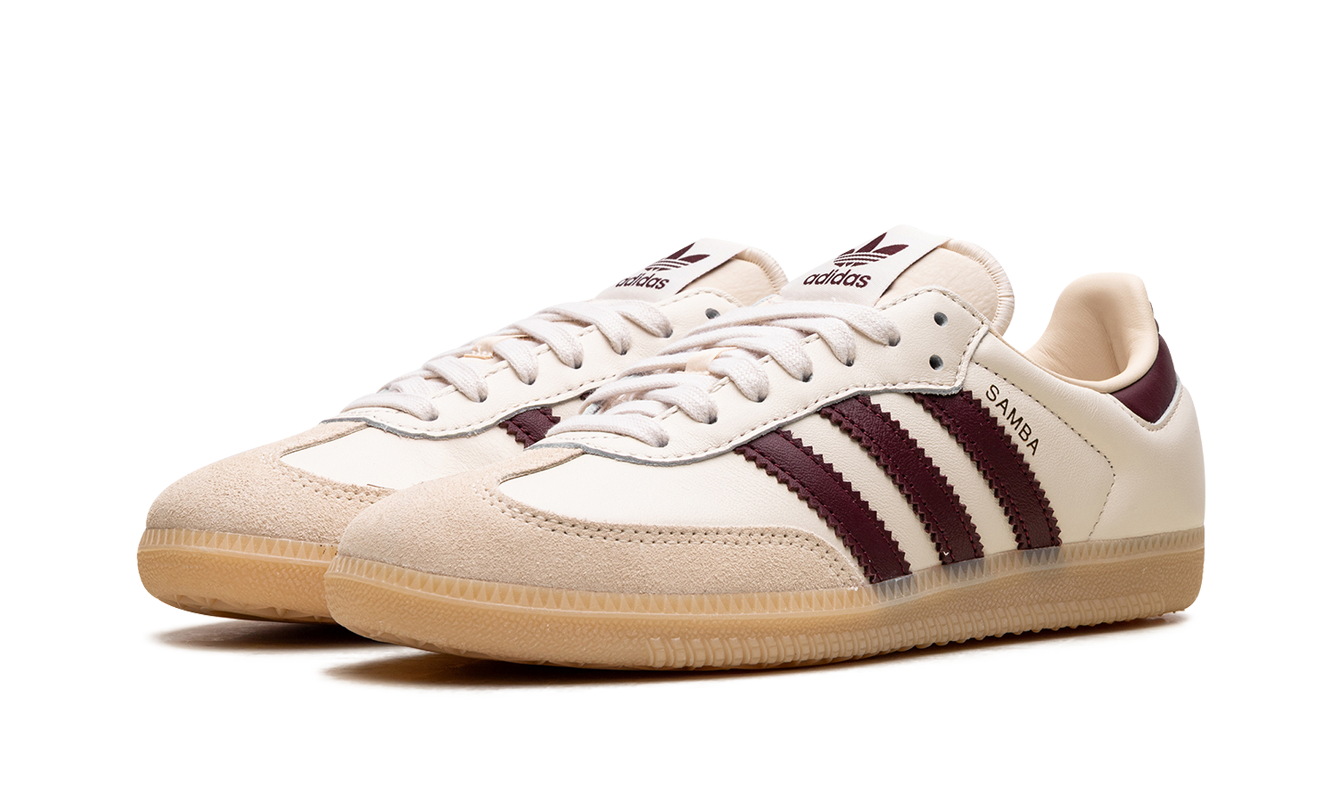 Adidas Adidas Samba OG "Cream White / Burgundy" JS3830