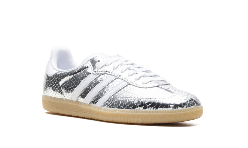 Adidas Adidas Adidas Samba OG WMNS "Patent Snakeskin Silver Metallic" IH9016