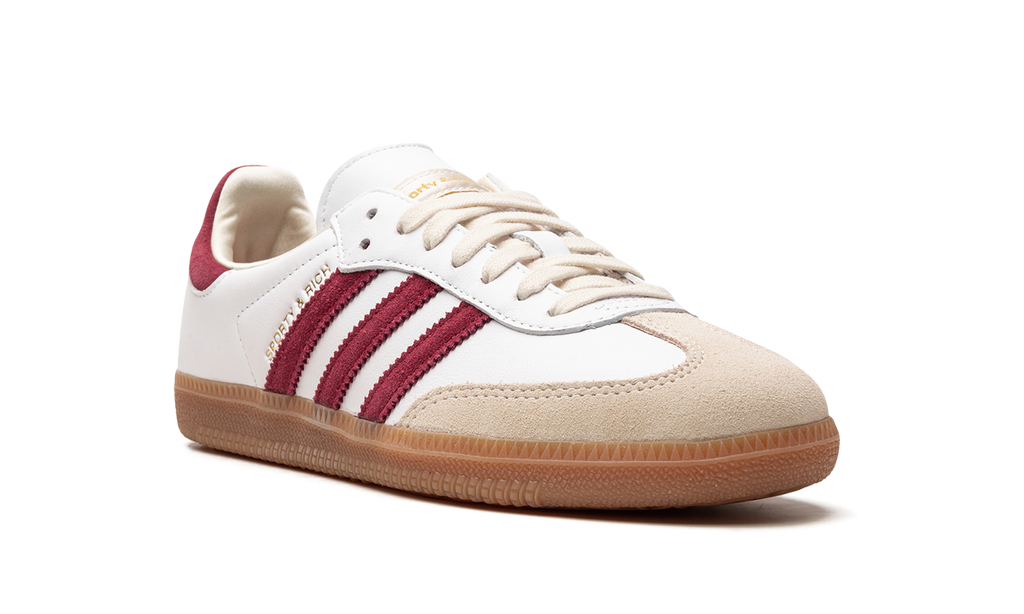 Adidas Adidas Samba OG "Sporty & Rich - White Core Burgundy" IF5660