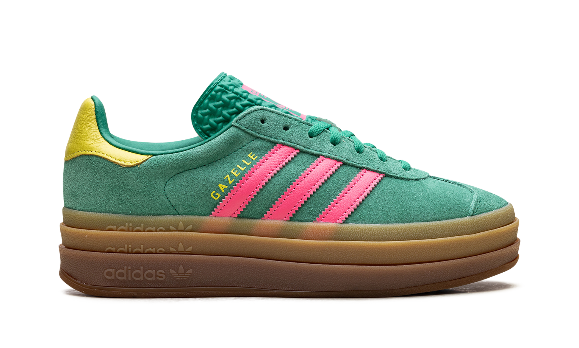 Adidas Adidas Gazelle Bold WMNS "Court Green Lucid Pink" JH9668