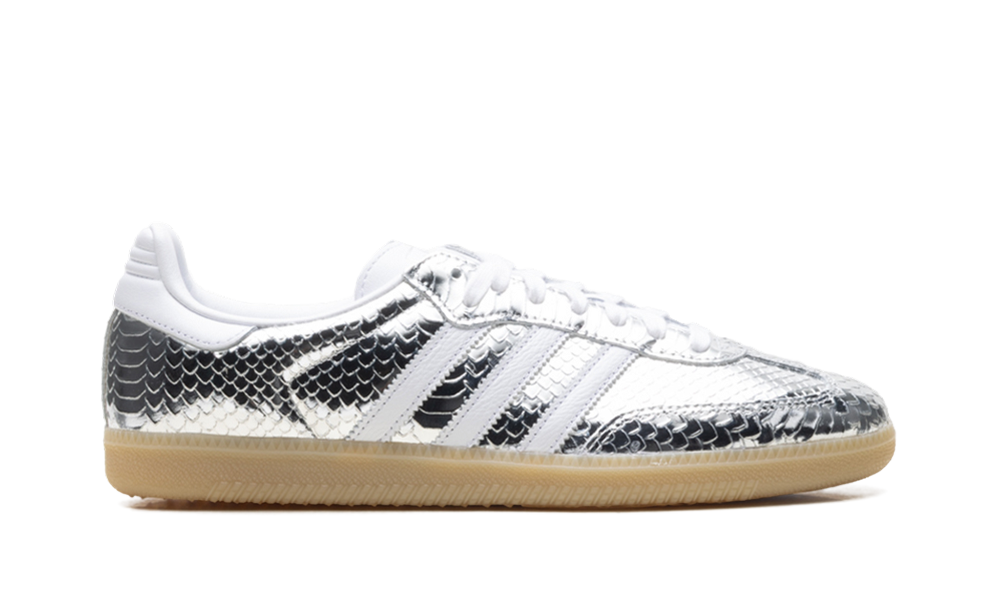 Adidas Adidas Adidas Samba OG WMNS "Patent Snakeskin Silver Metallic" IH9016