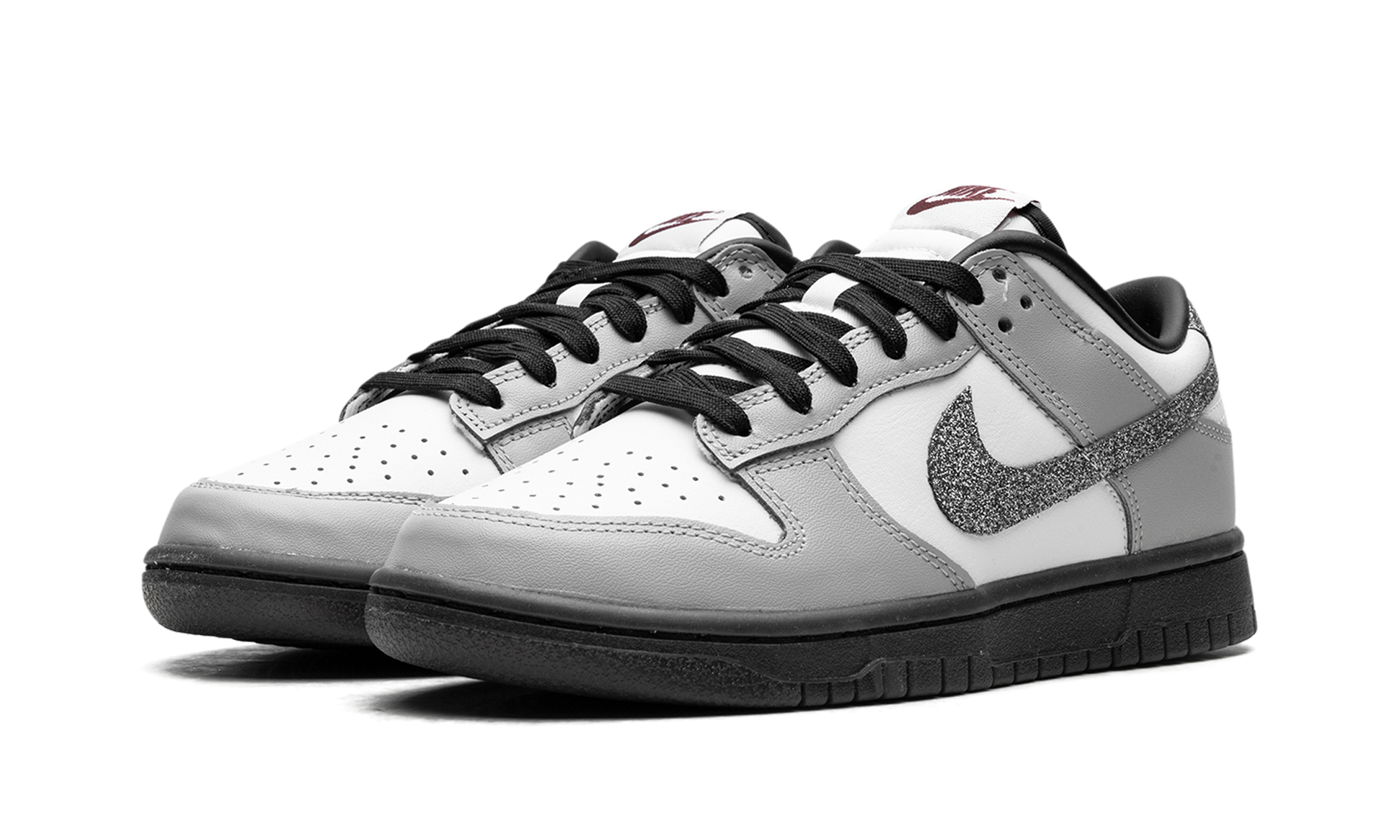 Nike Dunk Low LX WMNS "Glitter Swoosh White Light Smoke Grey" HQ3462 191