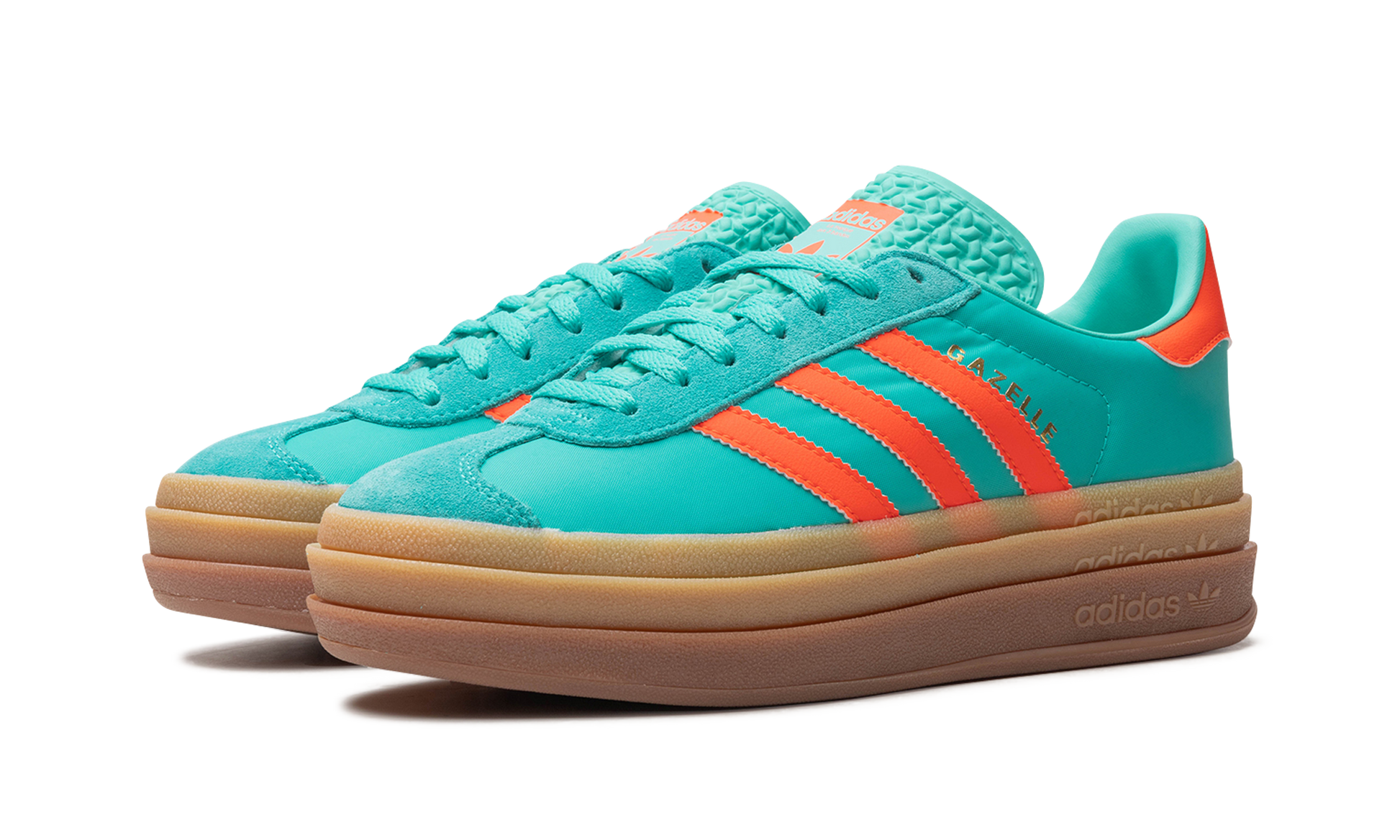 Adidas Adidas Gazelle Bold WMNS "Mint Rush Impact Orange" IG4386
