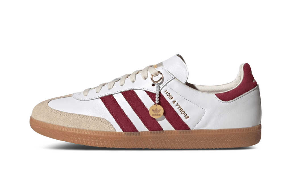 Adidas Adidas Samba OG "Sporty & Rich - White Core Burgundy" IF5660