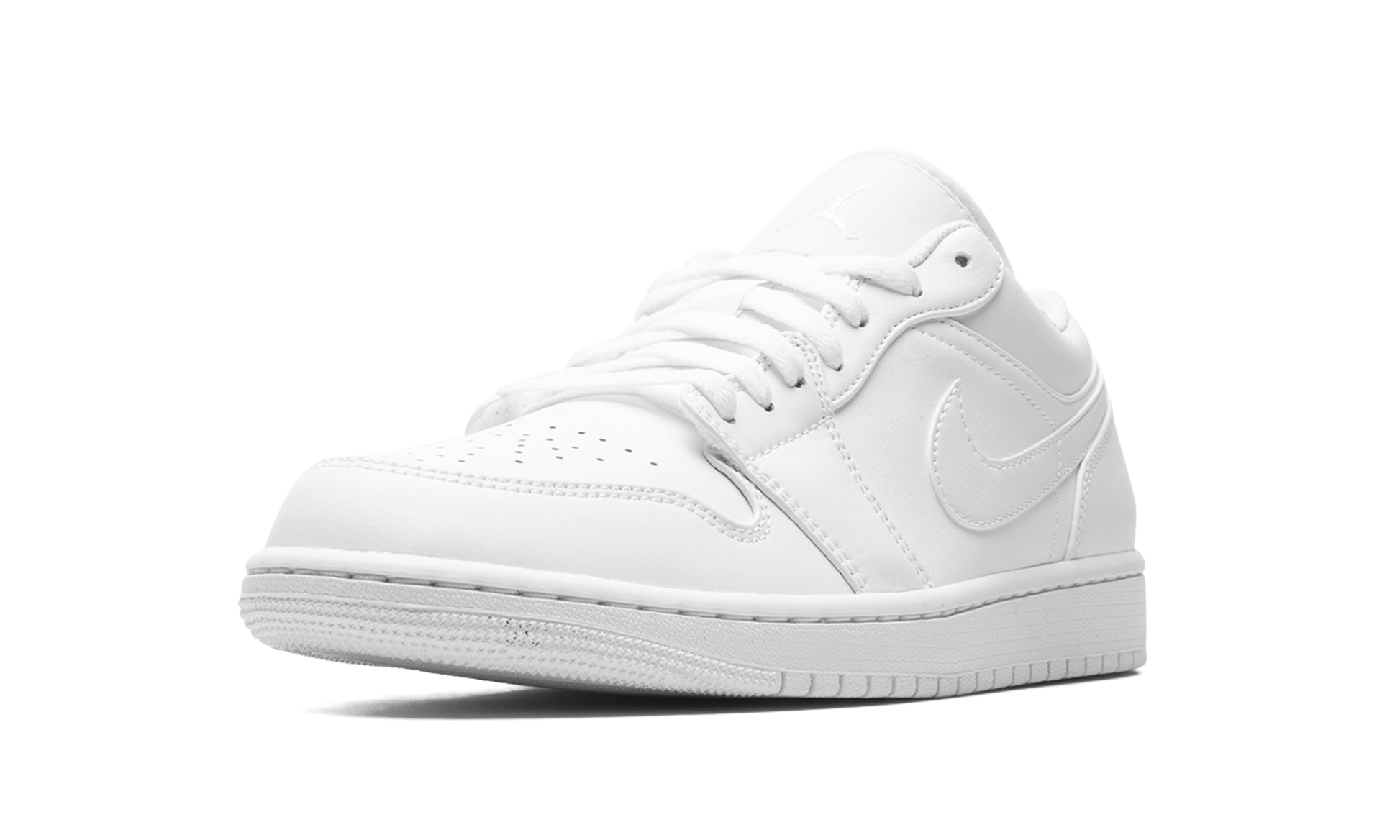 Air Jordan 1 Low "Triple White" 553558 136