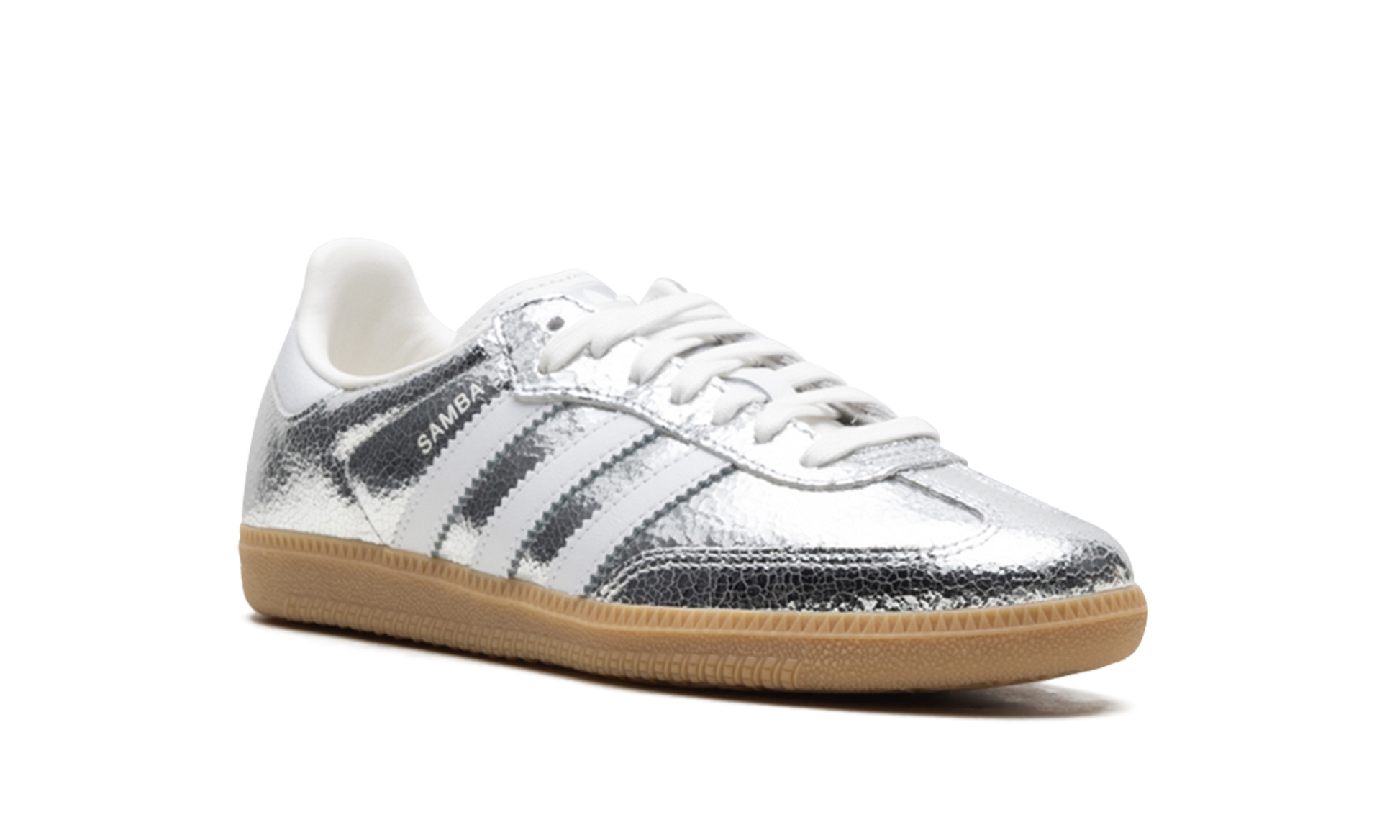 Adidas Adidas Samba OG WMNS "Silver Metallic Cracked Leather" JR0035