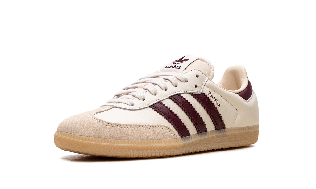Adidas Adidas Samba OG "Cream White / Burgundy" JS3830