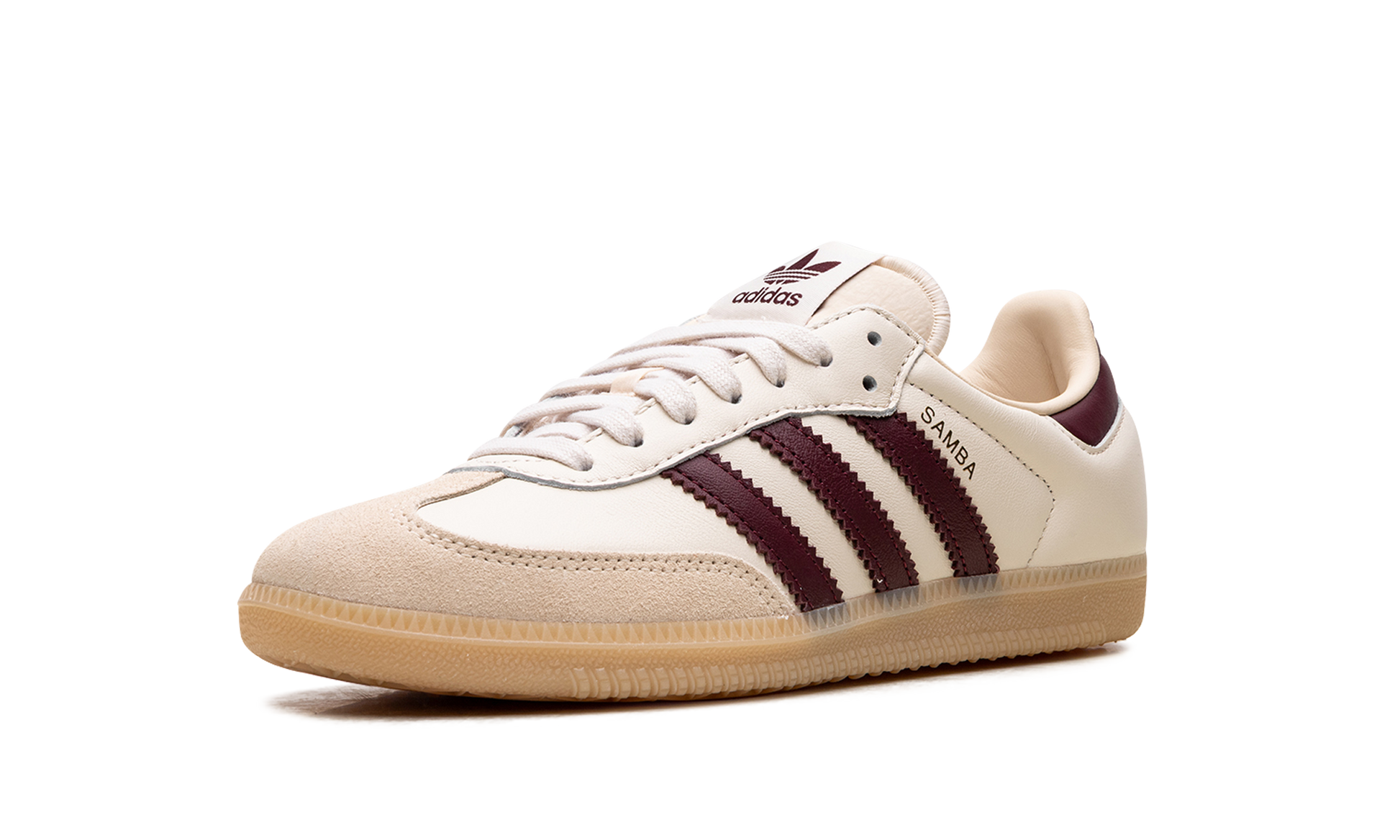 Adidas Adidas Samba OG "Cream White / Burgundy" JS3830
