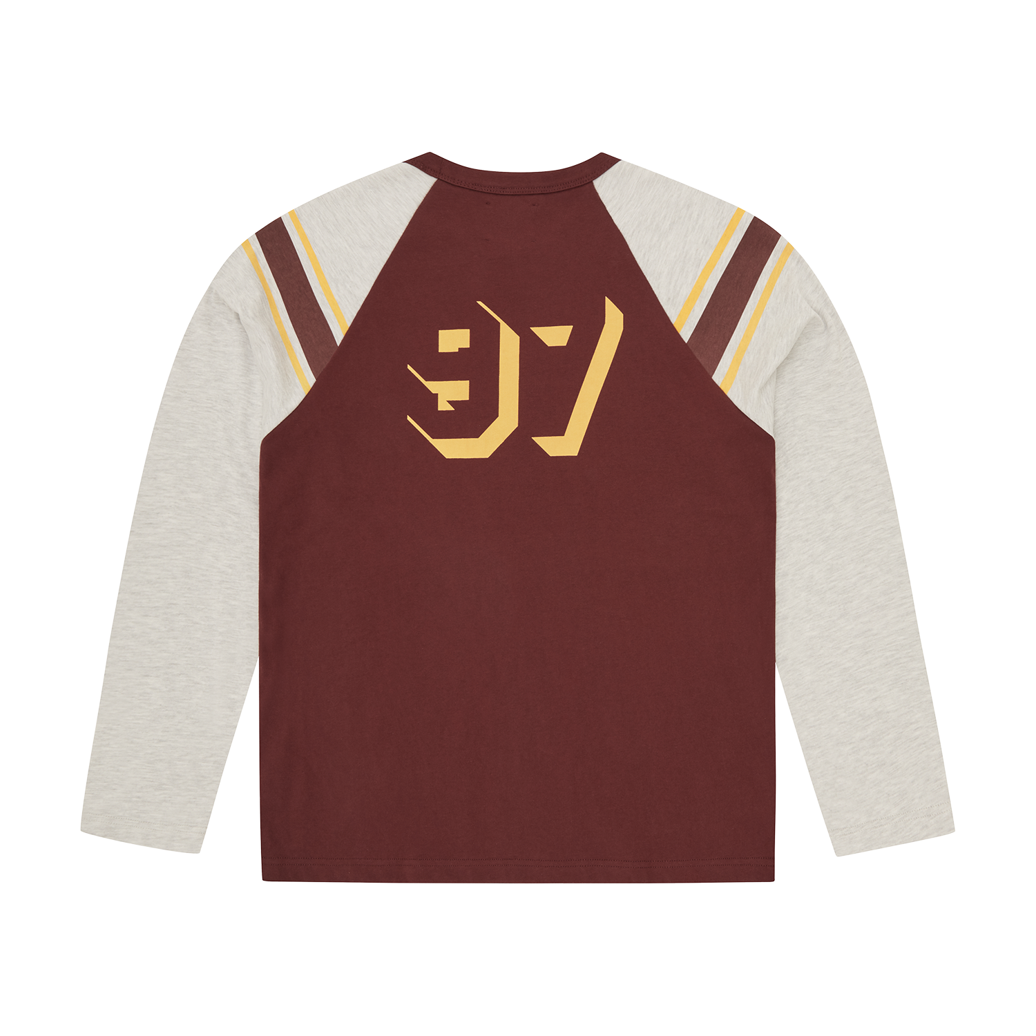 97 HEAVYWEIGHT RAGLAN LS [BURGUNDY] CRTZRTW
