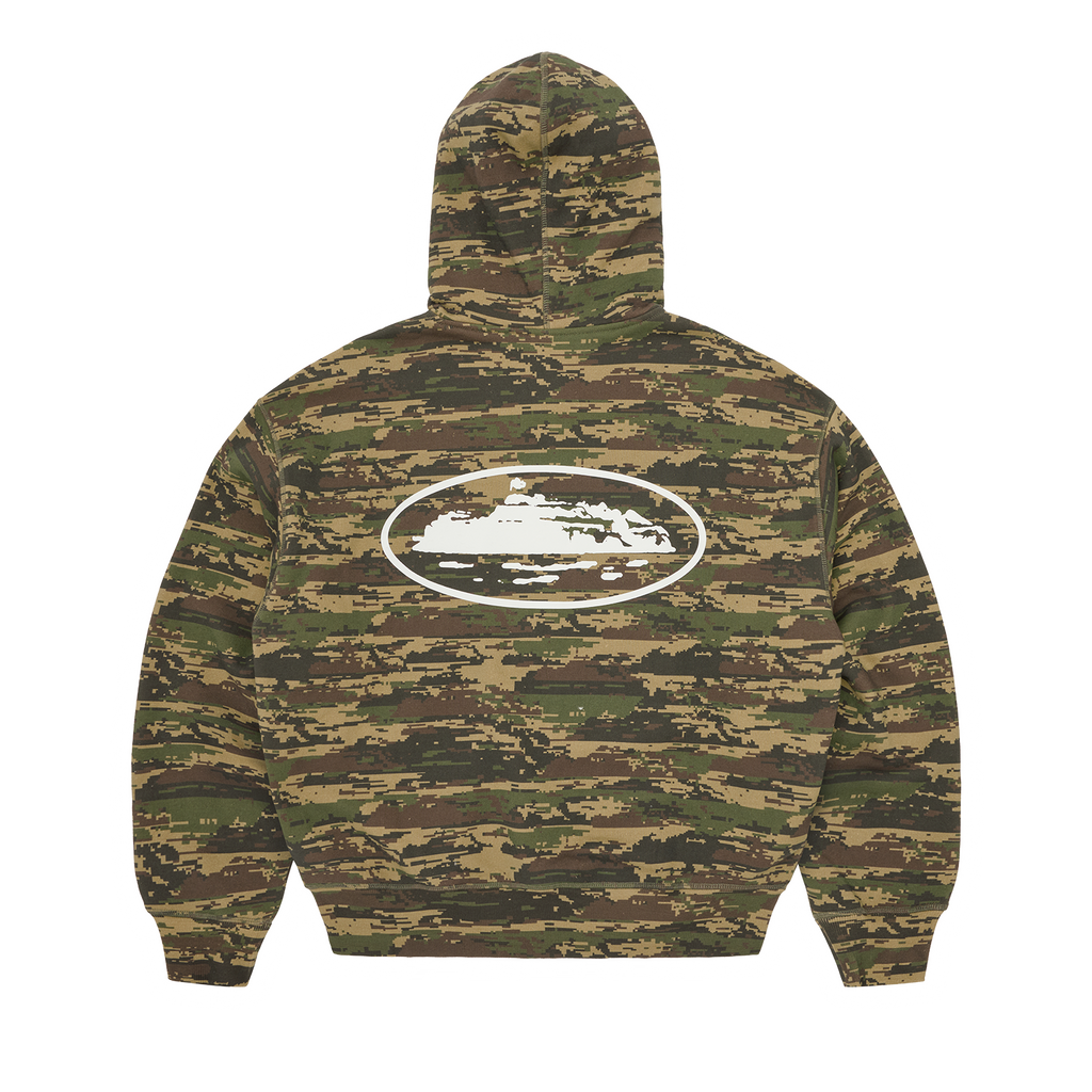 ISLAND PUFF PRINT ZIP HOODIE [DIGI CAMO] CRTZRTW