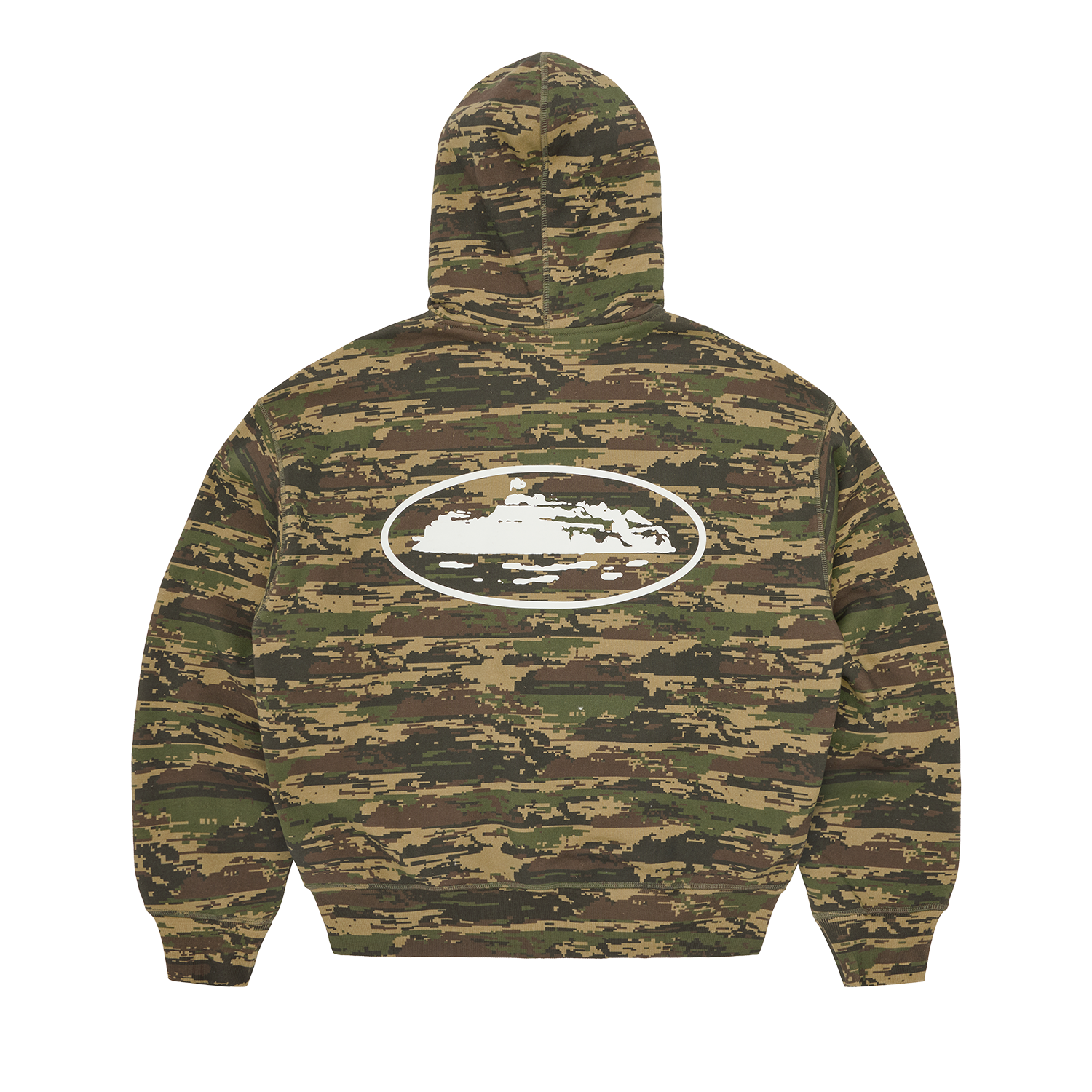 ISLAND PUFF PRINT ZIP HOODIE [DIGI CAMO] CRTZRTW