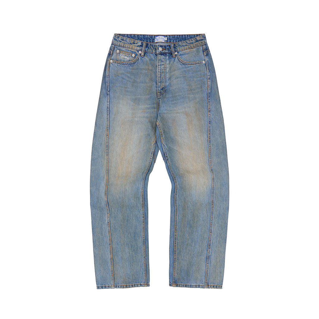 ARDWEAR PANEL BAGGY JEANS [WASHED INDIGO] CRTZRTW