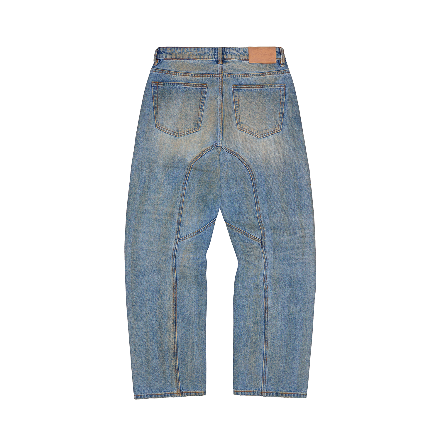 ARDWEAR PANEL BAGGY JEANS [WASHED INDIGO] CRTZRTW
