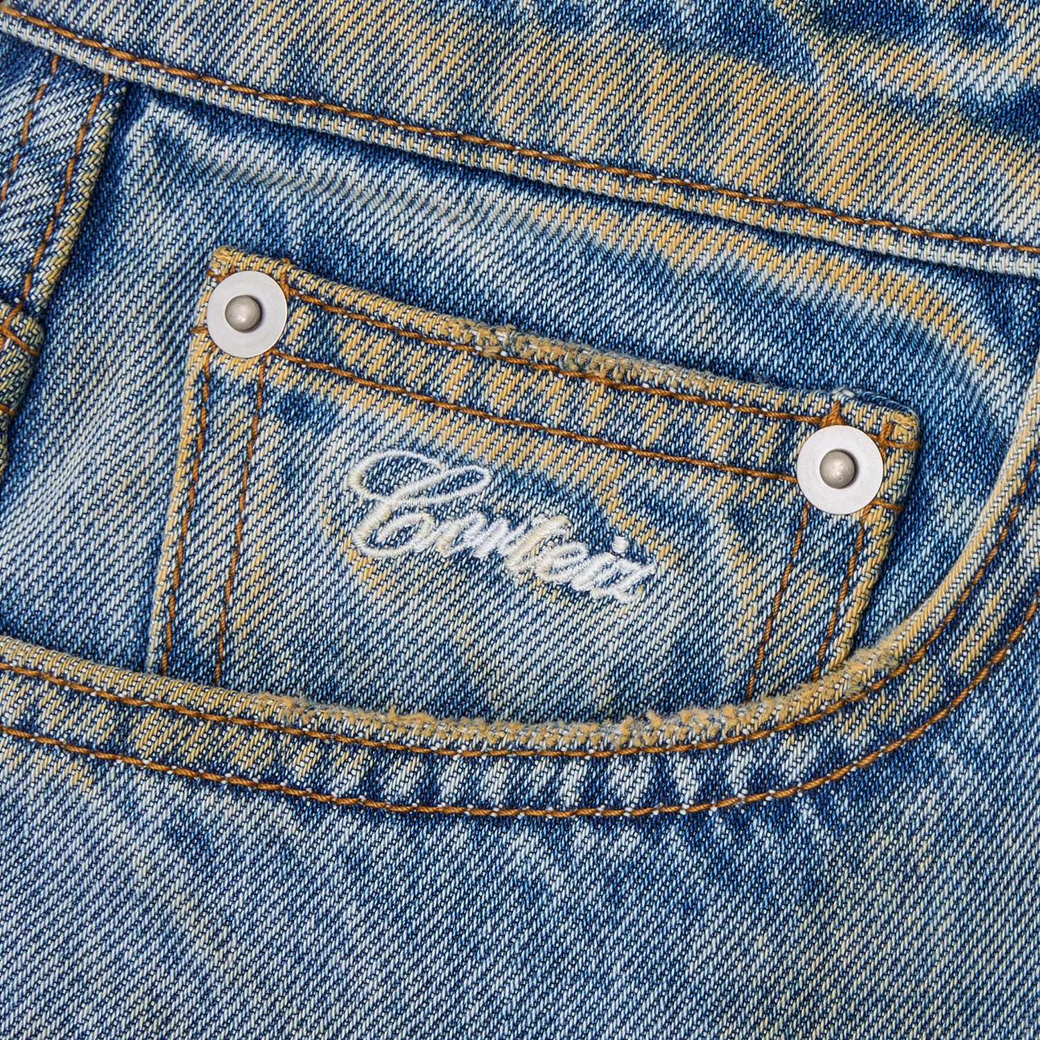 ARDWEAR PANEL BAGGY JEANS [WASHED INDIGO] CRTZRTW