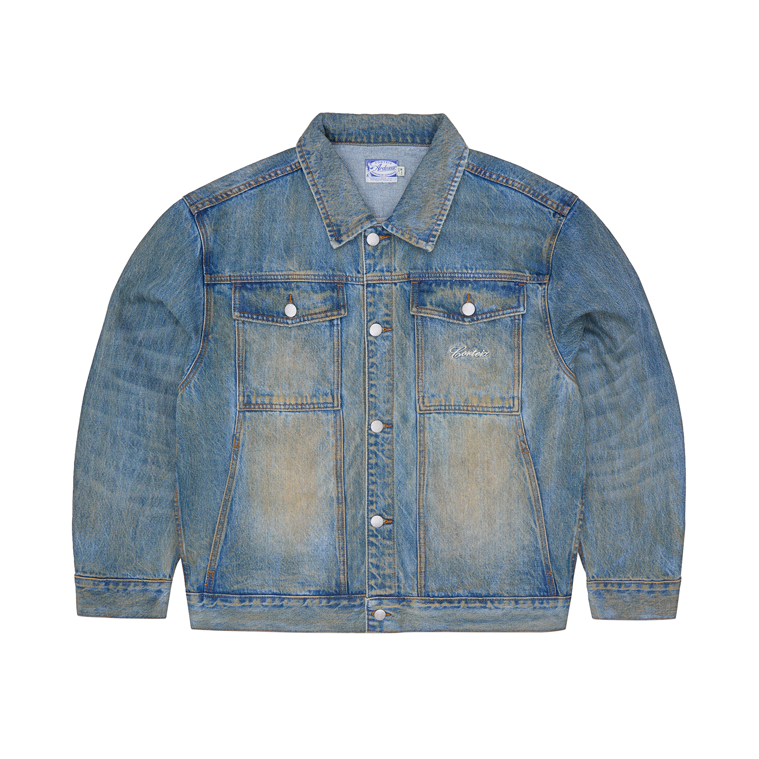 ARDWEAR PANEL DENIM JACKET [WASHED INDIGO] CRTZRTW