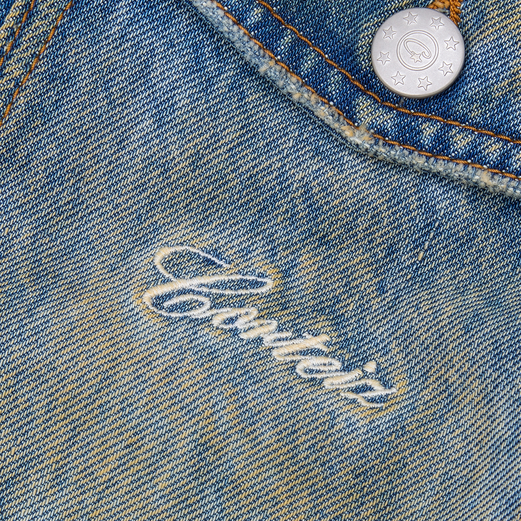 ARDWEAR PANEL DENIM JACKET [WASHED INDIGO] CRTZRTW