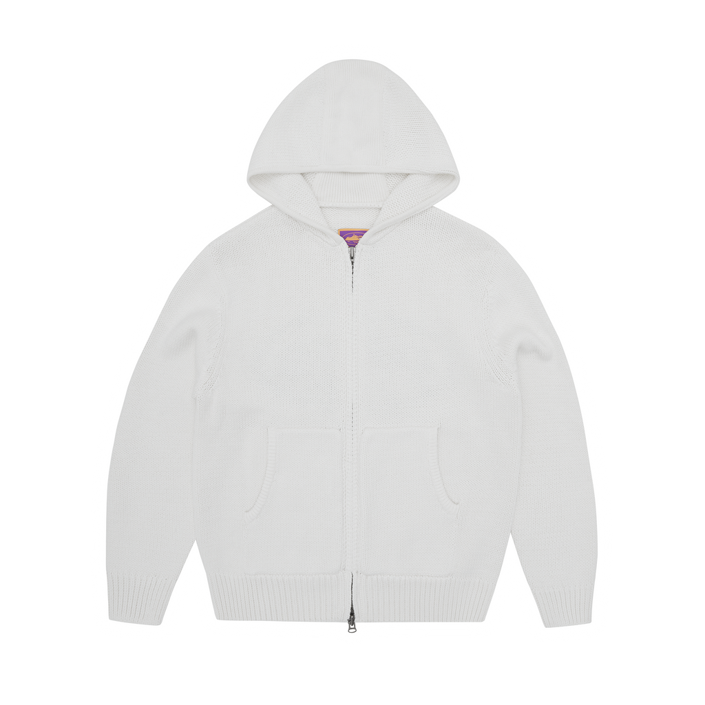 ALCATRAZ HEAVY KNIT ZIP HOODIE [NATURAL] CRTZRTW