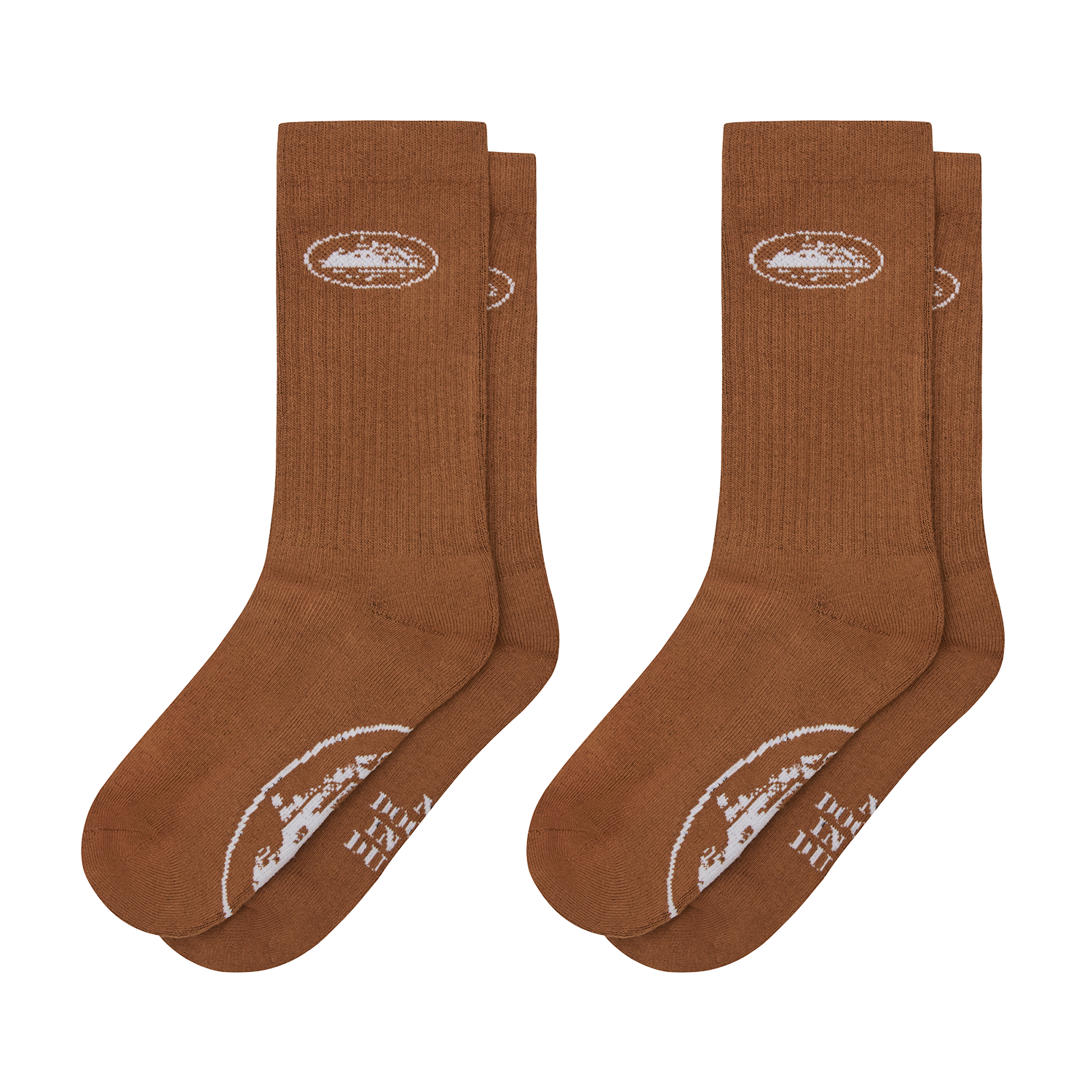 BROWN ALCATRAZ SOCKS [2 PACK] CRTZRTW