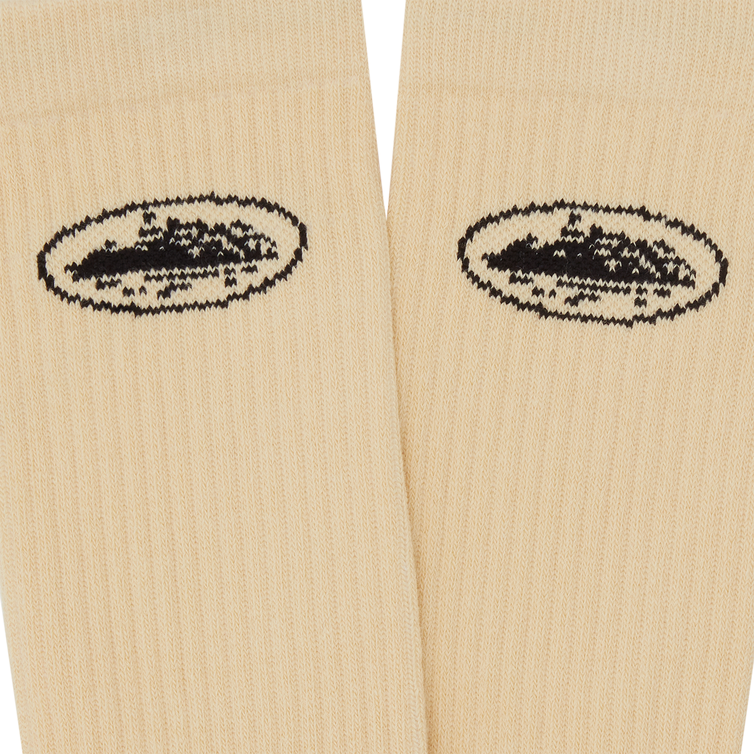 Corteiz CREME ALCATRAZ SOCKS [2 PACK] CRTZRTW