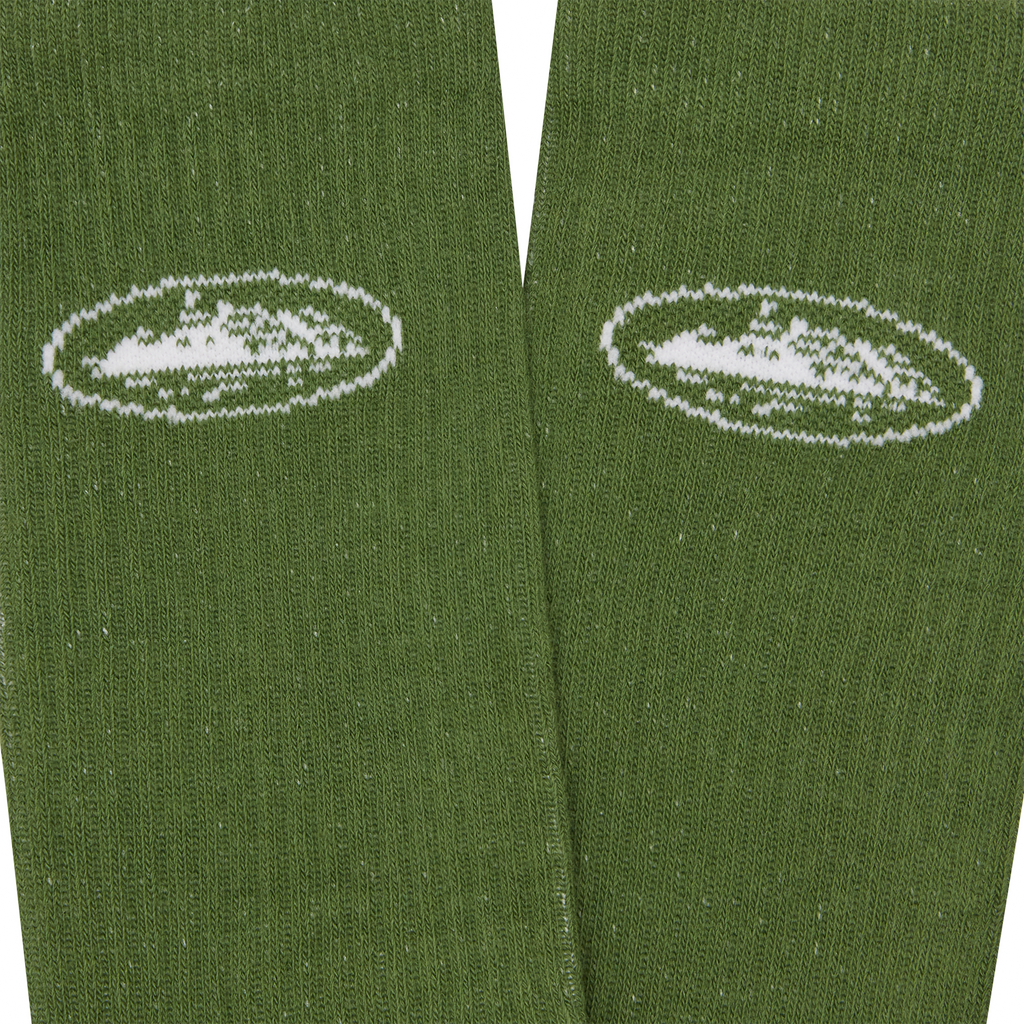 GREEN ALCATRAZ SOCKS [2 PACK] CRTZRTW