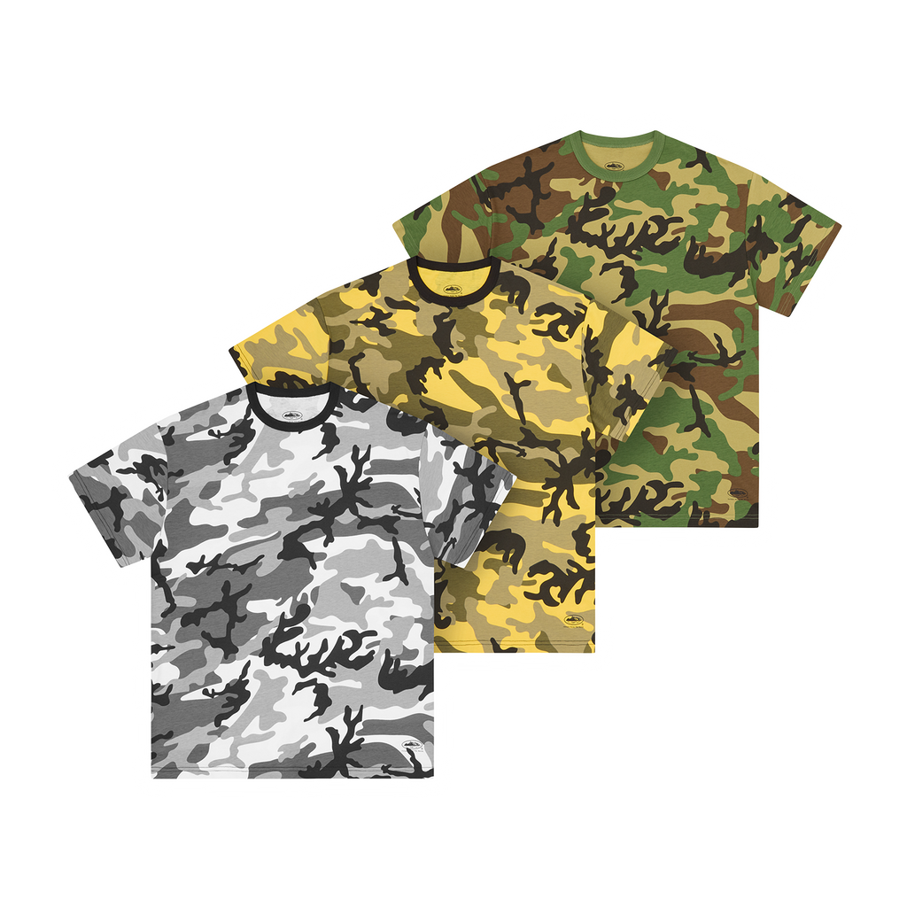GUERILLAZ CAMO TEE [3PK] [MIXED] CRTZRTW