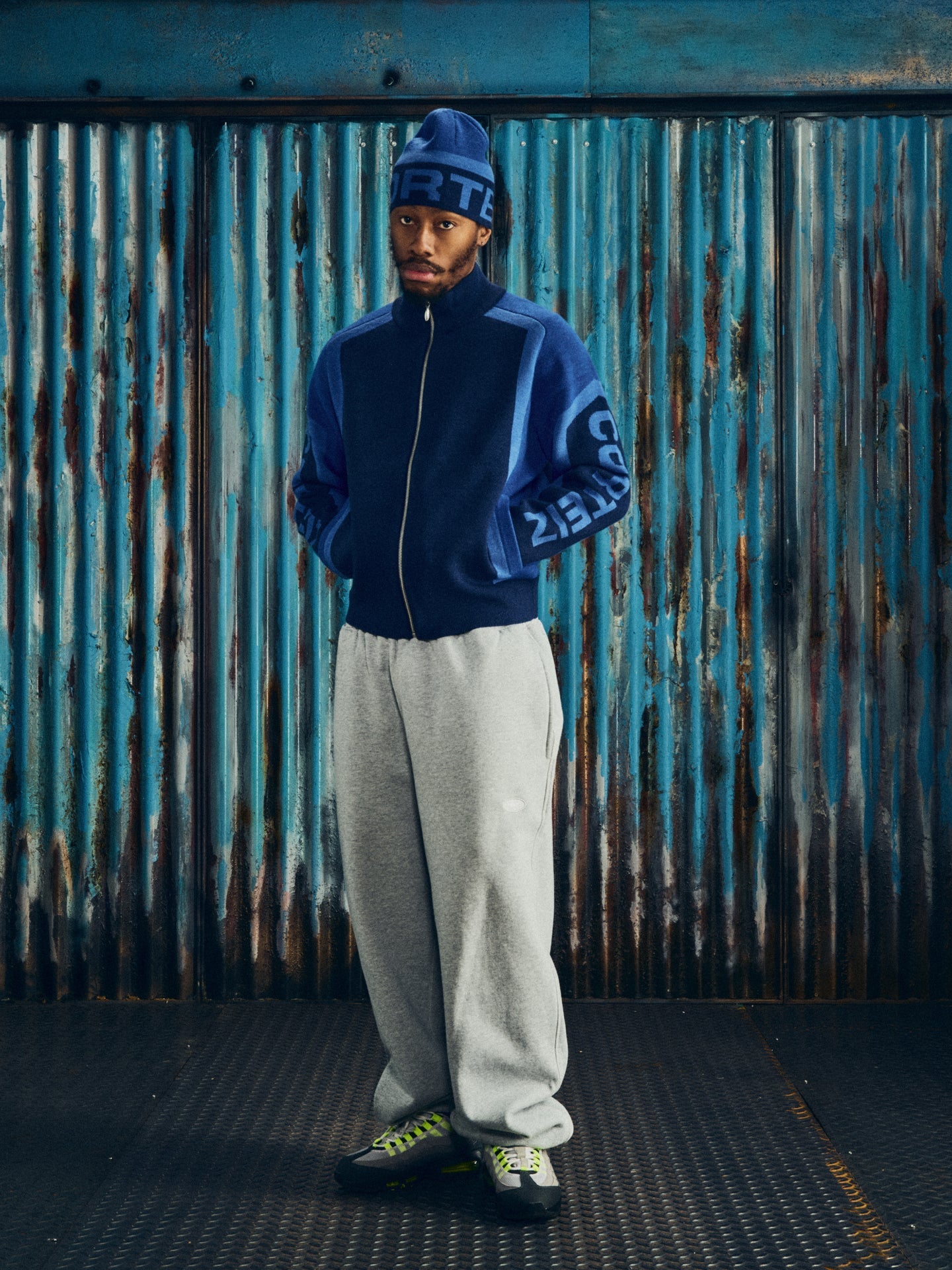 PRECISION KNIT ZIP UP [NAVY] CRTZRTW