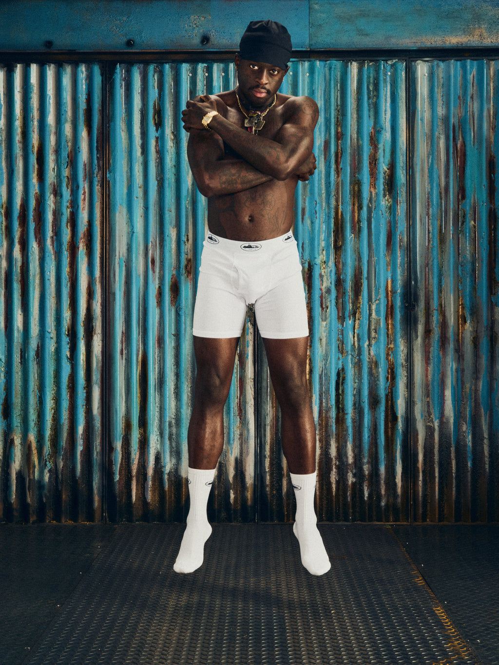Corteiz WHITE ALCATRAZ BOXERS [3 PACK] CRTZRTW