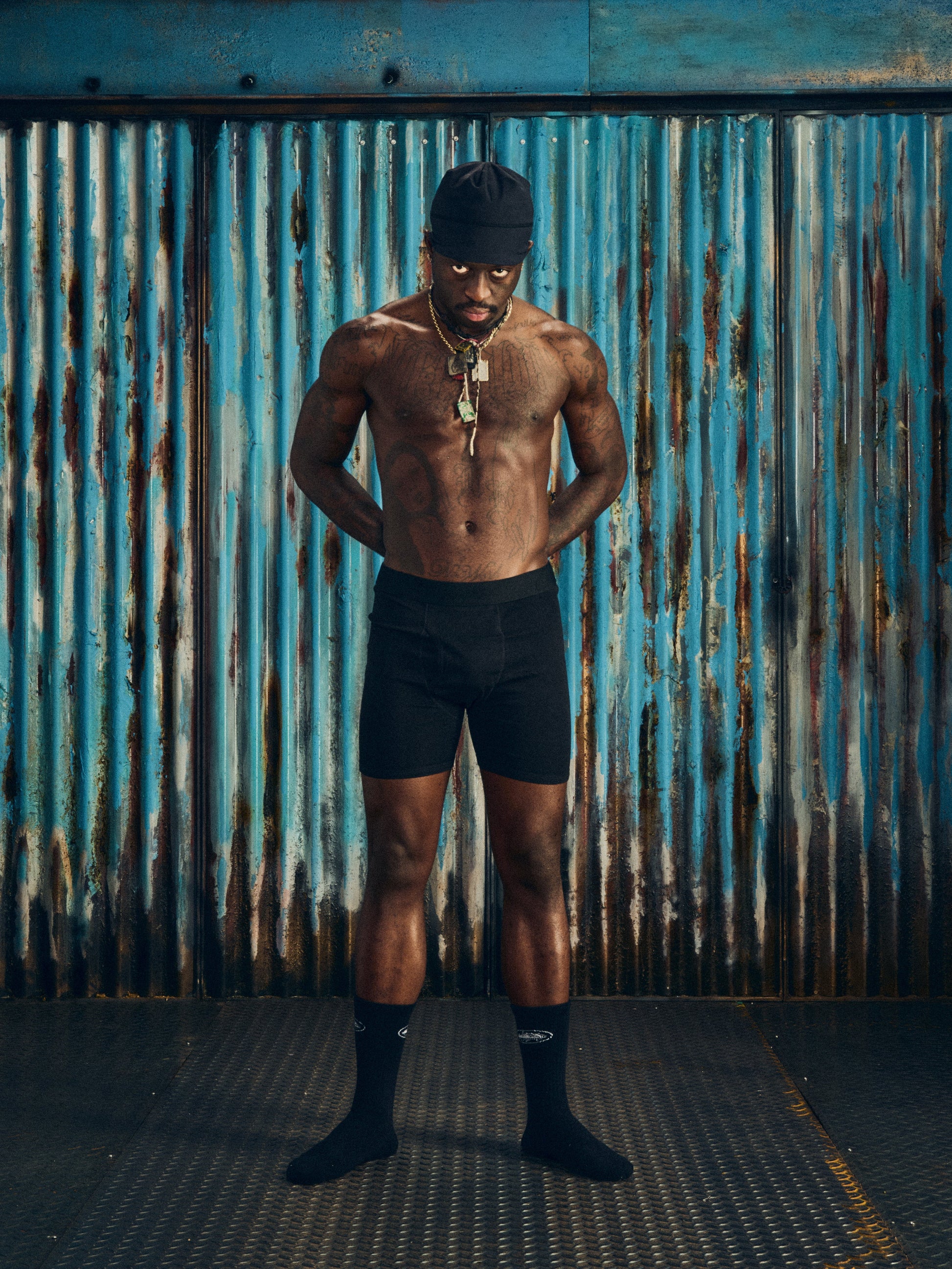 Corteiz BLACK TONAL ALLSTARZ BOXERS [3 PACK] CRTZRTW
