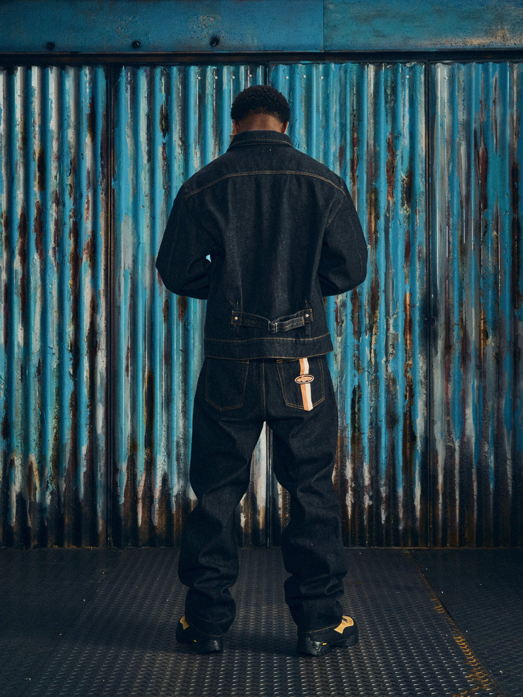 DUAL STRIPE DENIM JACKET [WASHED BLACK] CRTZRTW