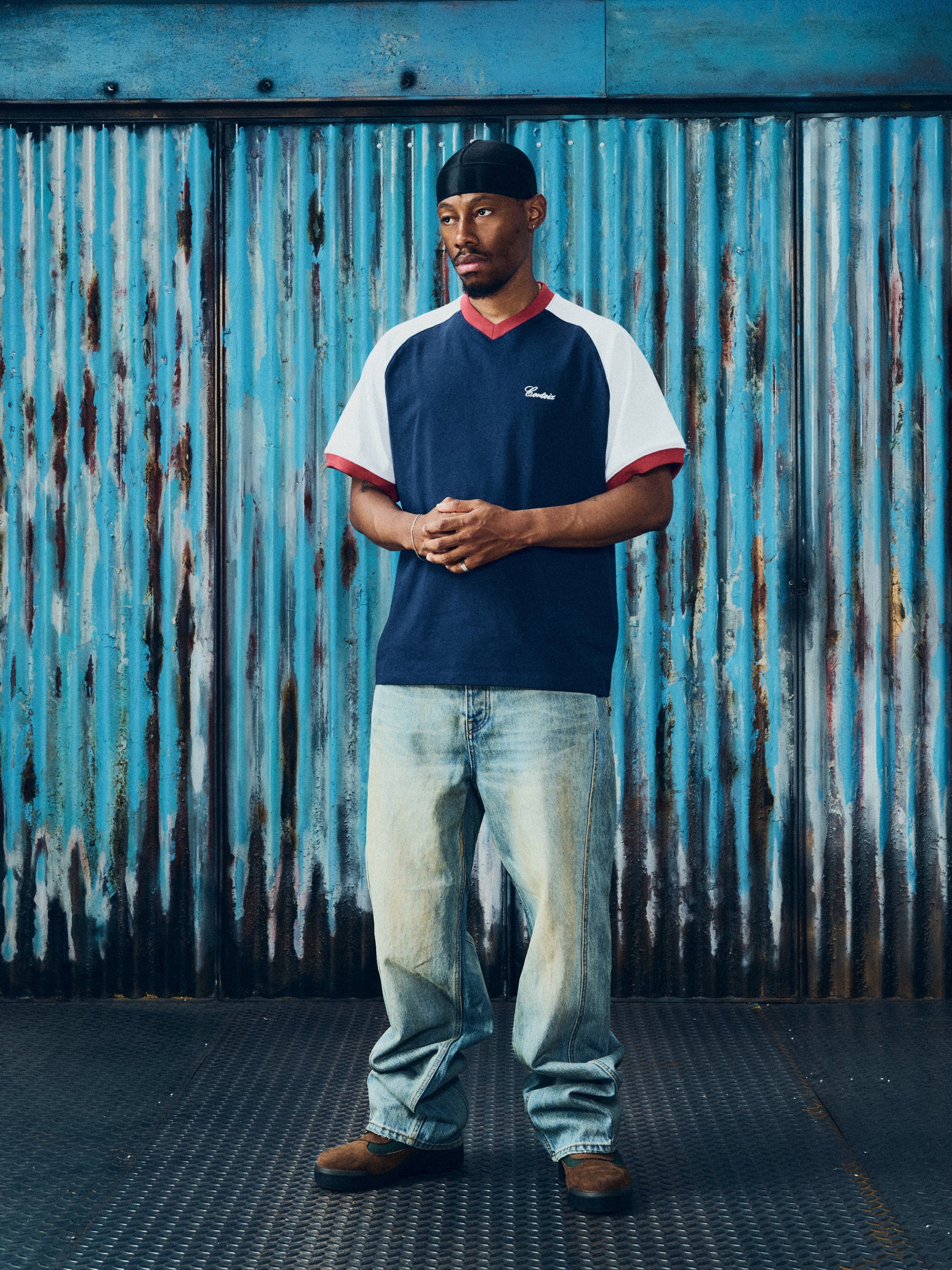 AMERICANA RAGLAN TOP [NAVY] CRTZRTW