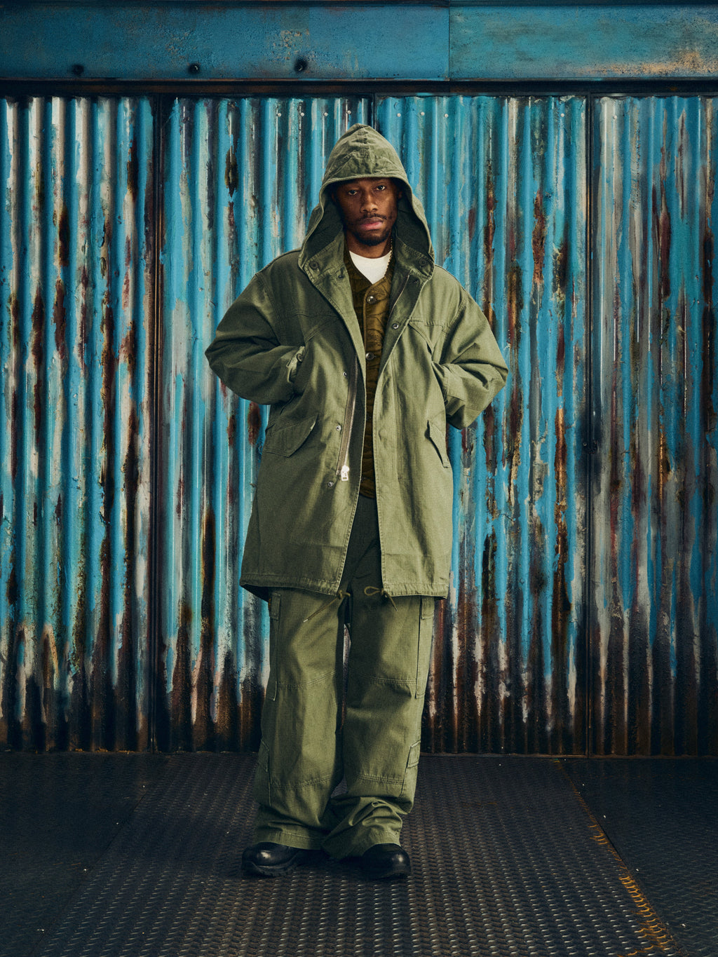 GUERILLAZ FISHTAIL PARKA [OLIVE] CRTZRTW