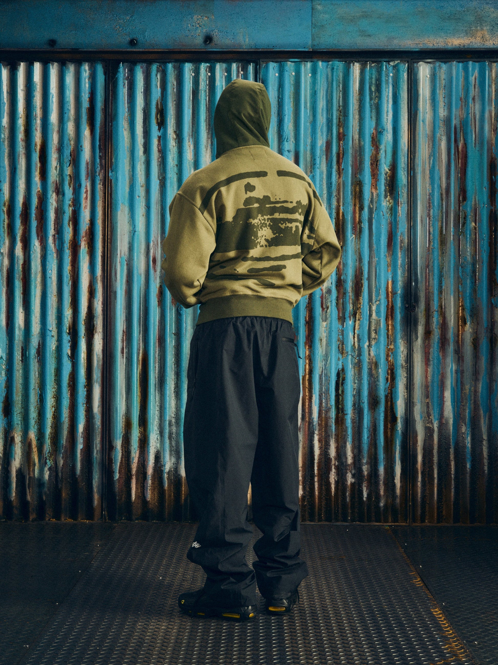 GUERILLAZ RIPSTOP ZIP HOODIE [OLIVE] CRTZRTW