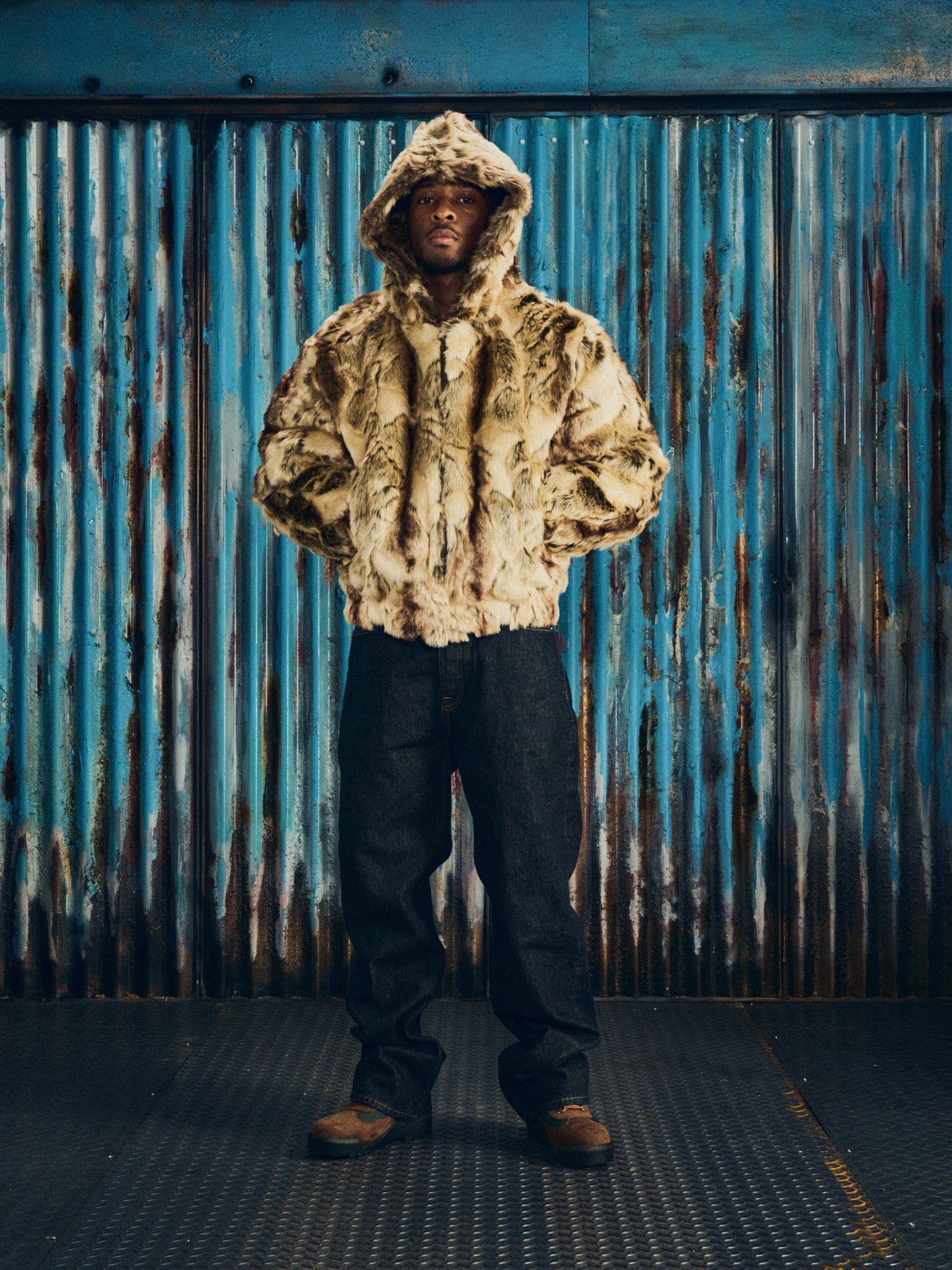PELT HOODED FUR JACKET [FAWN] CRTZRTW