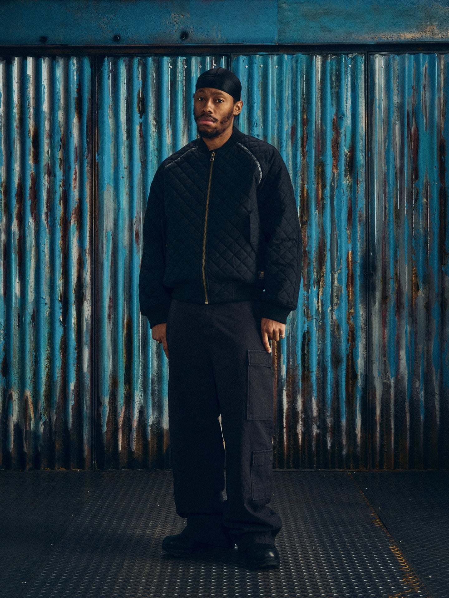 QUILTED EXCHANGE BOMBER [BLACK] CRTZRTW