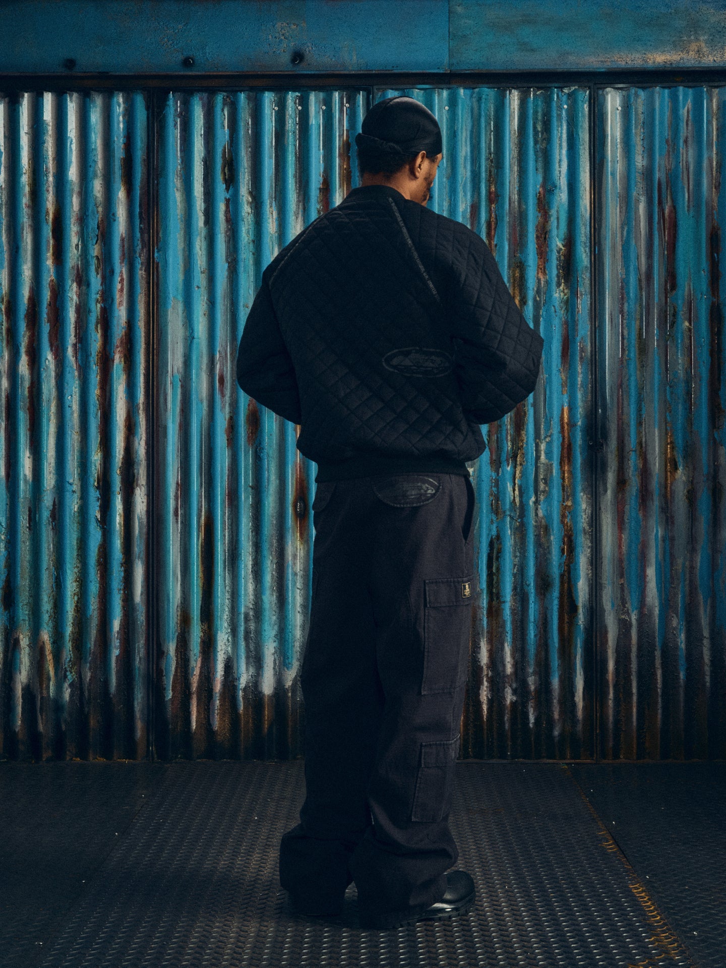 QUILTED EXCHANGE BOMBER [BLACK] CRTZRTW